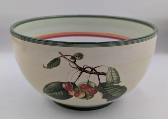 Villeroy & Boch French Country Large Round Vegetable Pasta Serving Bowl 11.25