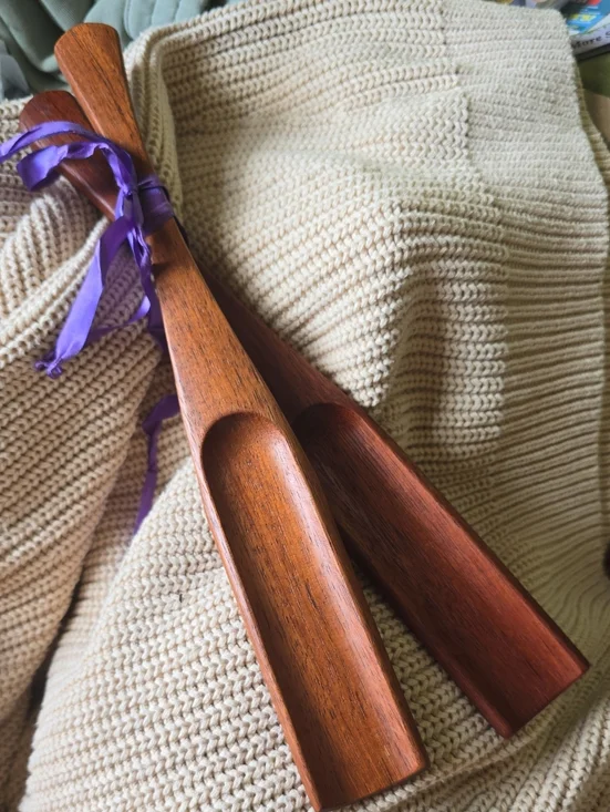 Rare MCM Design Vintage Jens Quistgaard Dansk Wooden Salad Server Tongs Teak 13