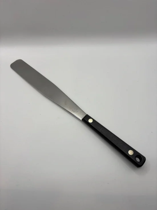 Spatula Turner - Black Stainless Steel Palette Knife