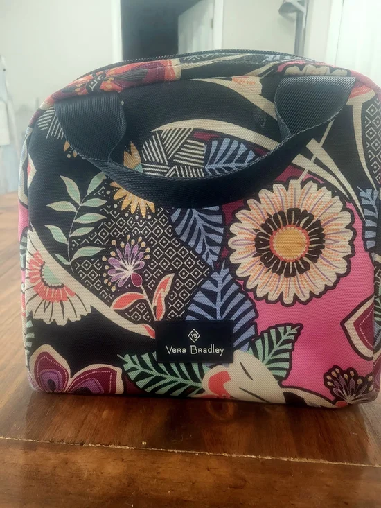 Vera Bradley Pink Floral Cosmetic Bag