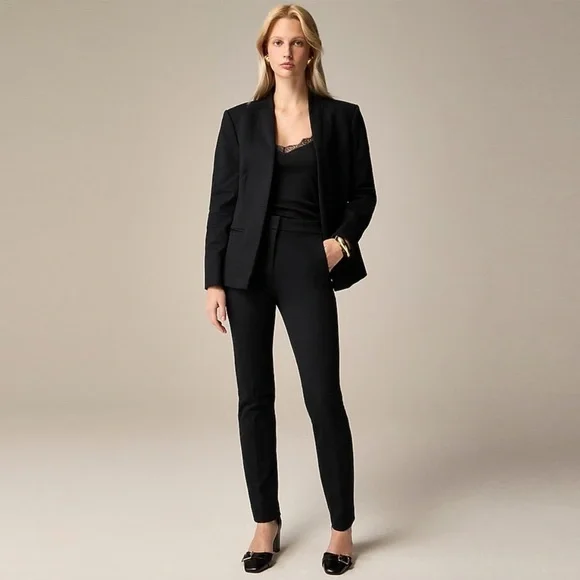NWT - J. Crew - Going-out Slim Pant in Stretch Twill - Black