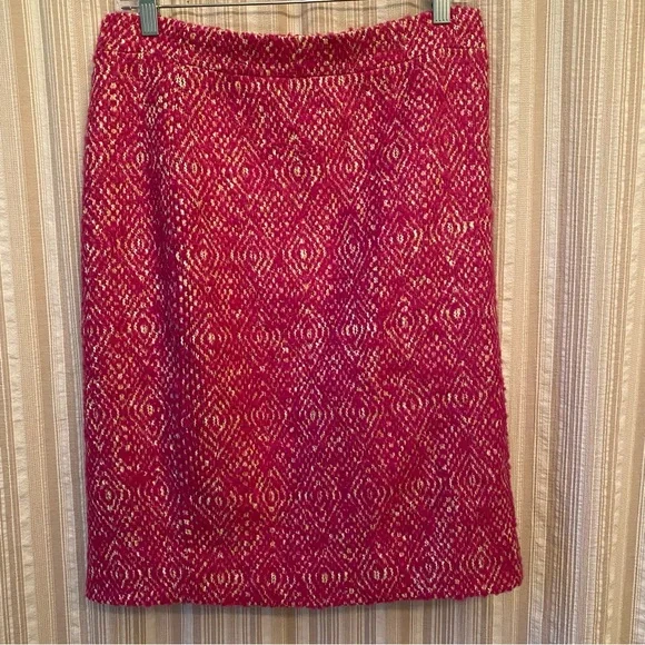 Women's Tweed Knit Wool Skirt