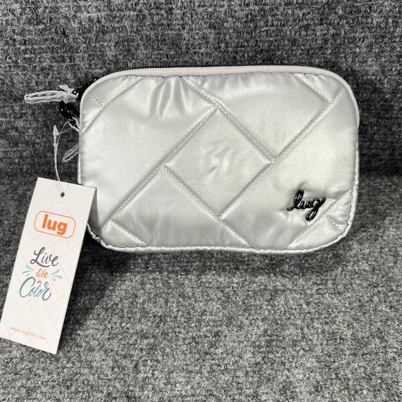 Lug Couple SE Convertible‎ Crossbody Bag Silver New with Tags