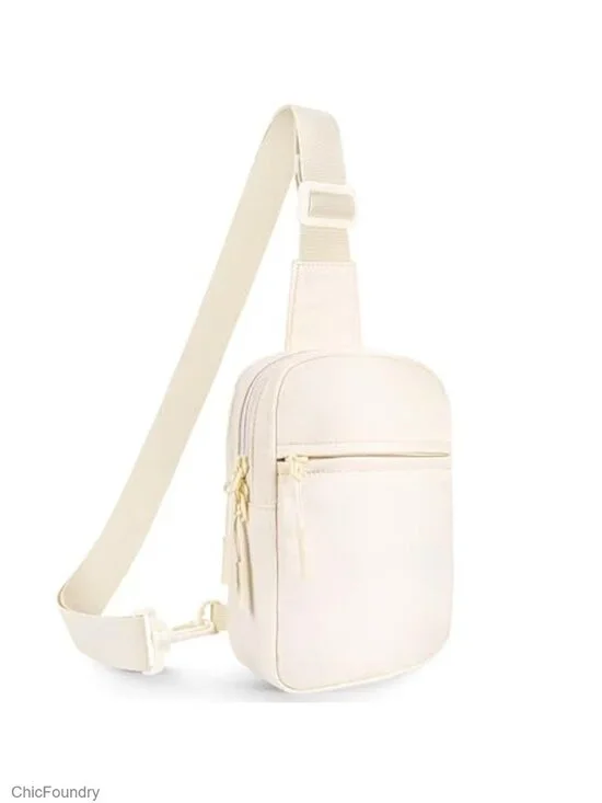 Small RFID Crossbody Bag Anti Theft Sling Water Repellent Nylon Lightweight