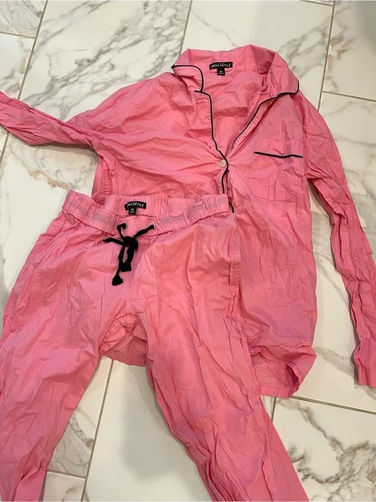 JCrew Pink Pajama Set NWOT Size XS