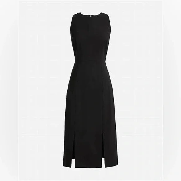 J.Crew Side-slit shift dress in Italian stretch wool BY789