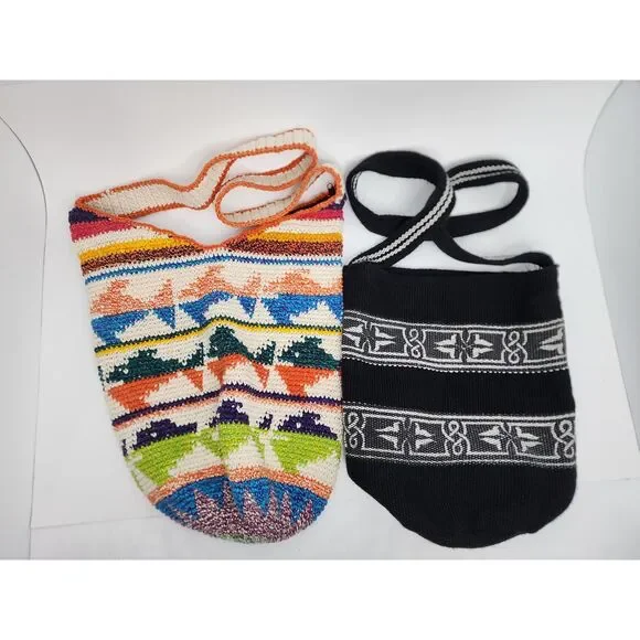 Colombian‎ Boho Crossbody Handmade Purse Bags Mochila X2