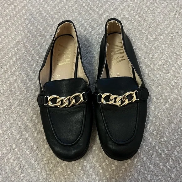 Zara Chain Loafers