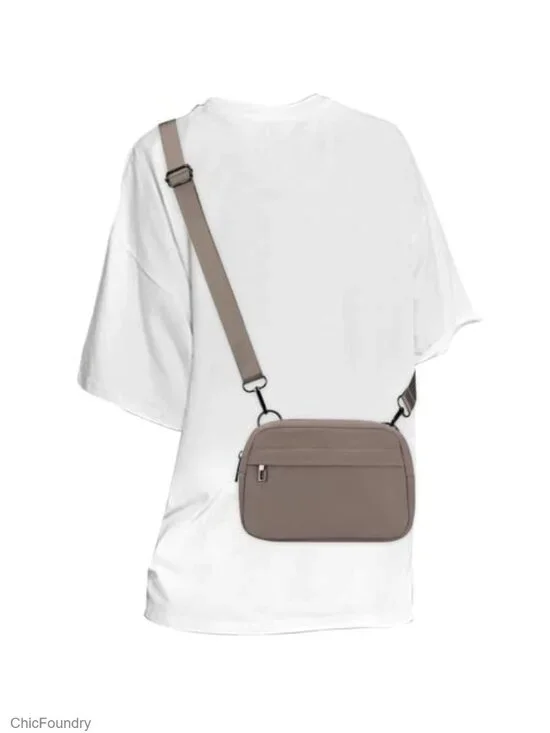 Small Crossbody Bag with Adjustable Strap, Nylon Fanny Pack