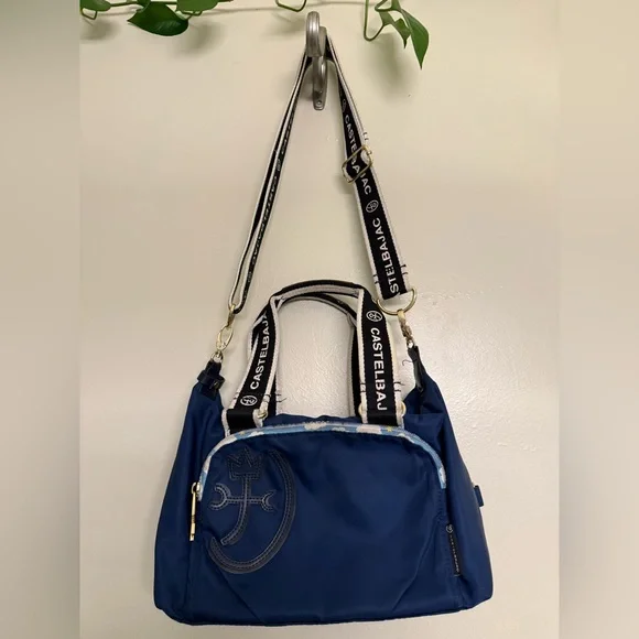 CASTELBAJAC Navy Blue Bag with‎ adjustable shoulder straps