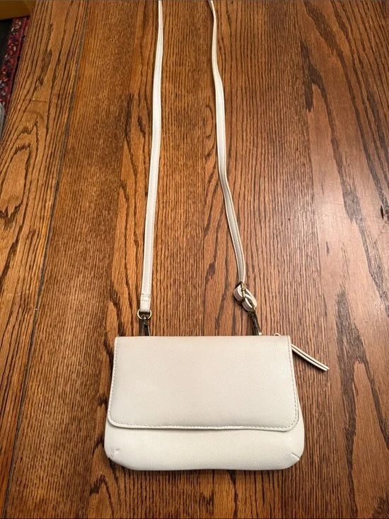 Joy Susan Ivory Phone Crossbody Wallet Purse Card Holder Minimalist Small Bag