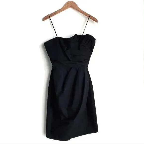 J. Crew black strapless dress mini dress size 10