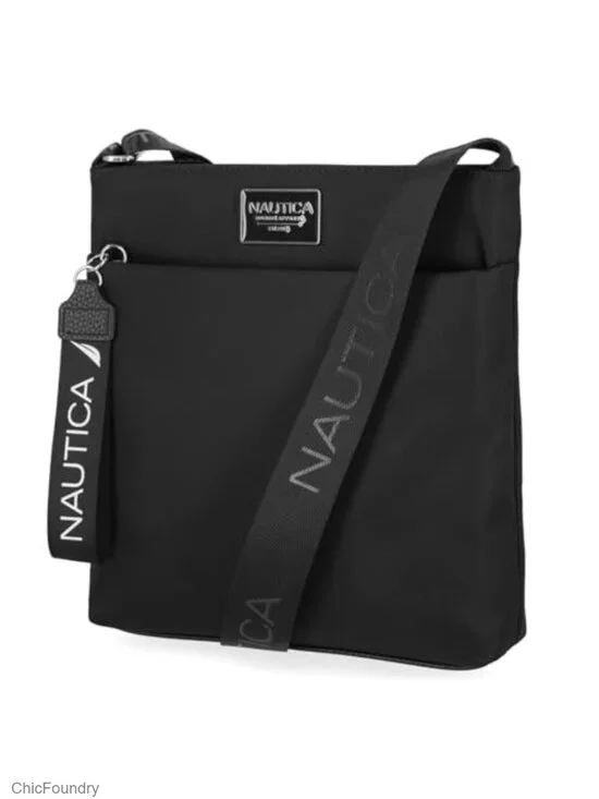 Nylon Small Crossbody Bag with Adjustable Strap
