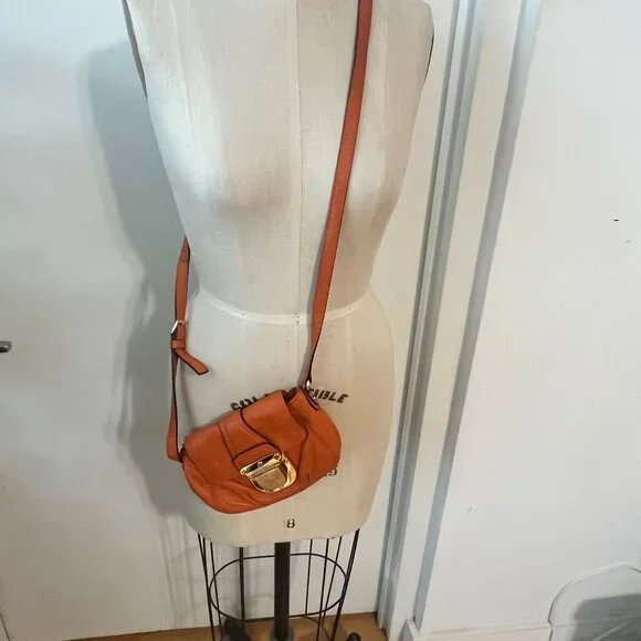MICHAEL Michael Kors ' Charlton' Orange Crossbody with‎ Gold Hardware