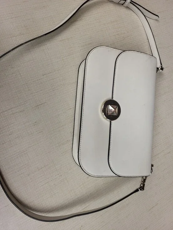 Kate Spade White Audrey Crossbody Purse Bag
