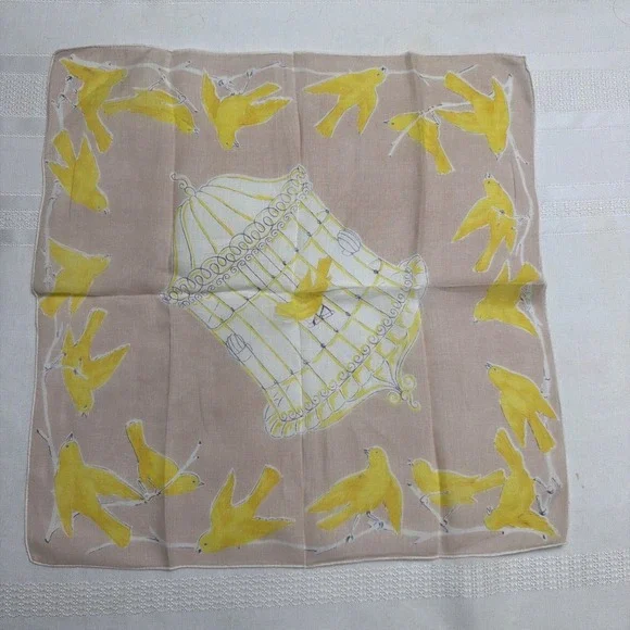 Print Silk Scarf 15