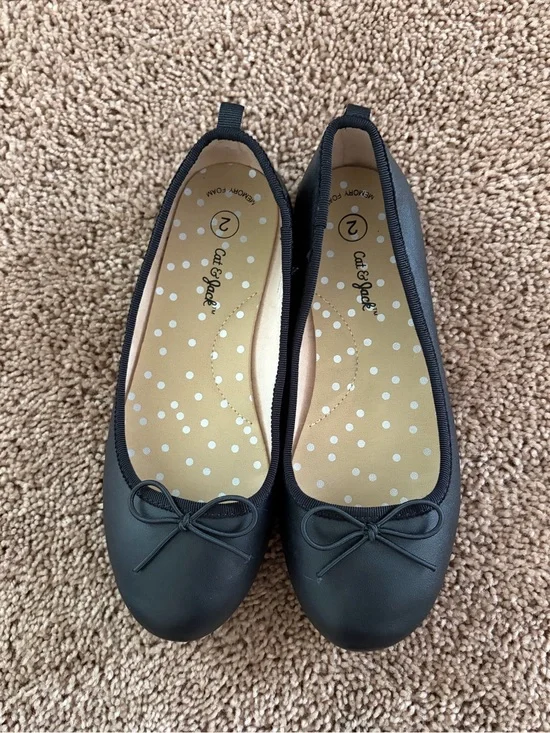 Cat & Jack Black Ballet Flats