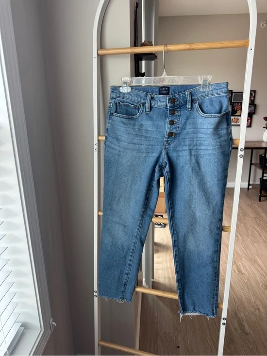 J. Crew Light Blue High-Rise Skinny Jeans