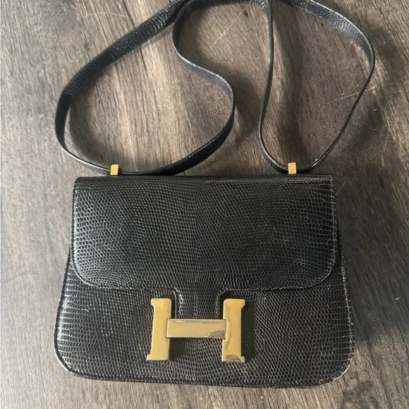 Siso Italy lizard skin cross body bag