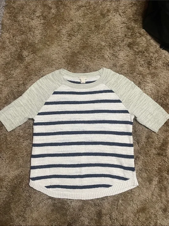 J.Crew Woman’s Stripe‎ Shirt Size Small