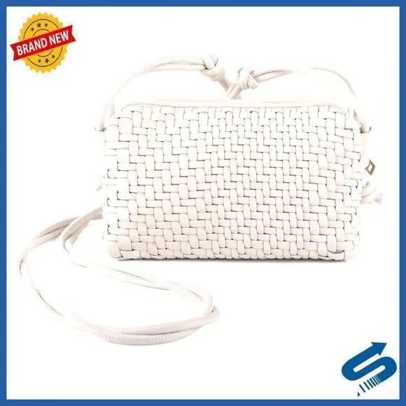 Vegan Leather Woven Tote Bag Retro Hobo Handbag Travel Purse Crossbody