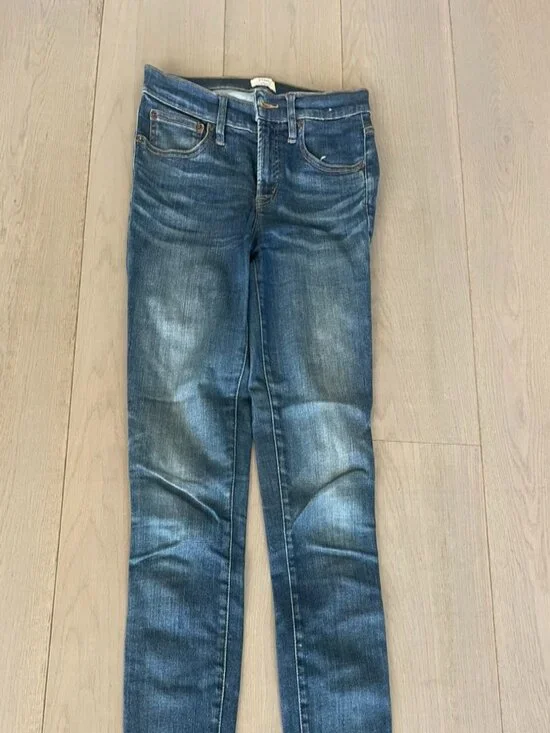 J.Crew Toothpick Skinny Jeans Blue Denim 8