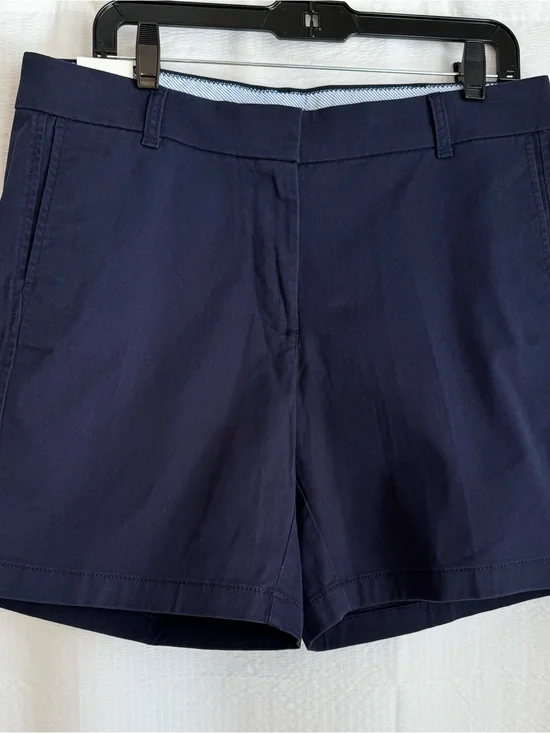 J. Crew Navy Chino Women's Shorts 7” inseam BNWT