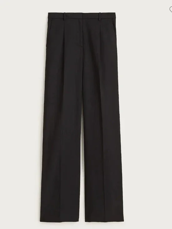 J Crew Essential wide-leg pant in Italian studio wool blend CN722 Size 4 NEW