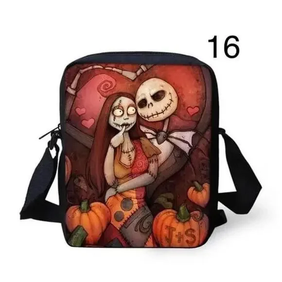 Nightmare Before Christmas Crossbody Purse Tote Bag #16 Jack & Sally