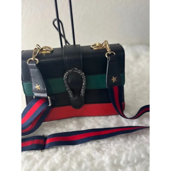 Black Striped Luxury Themed Purse, Designer Clutch bag, Stylish Purse, Trendy