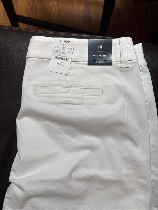 J. Crew White Chino Shorts - 9