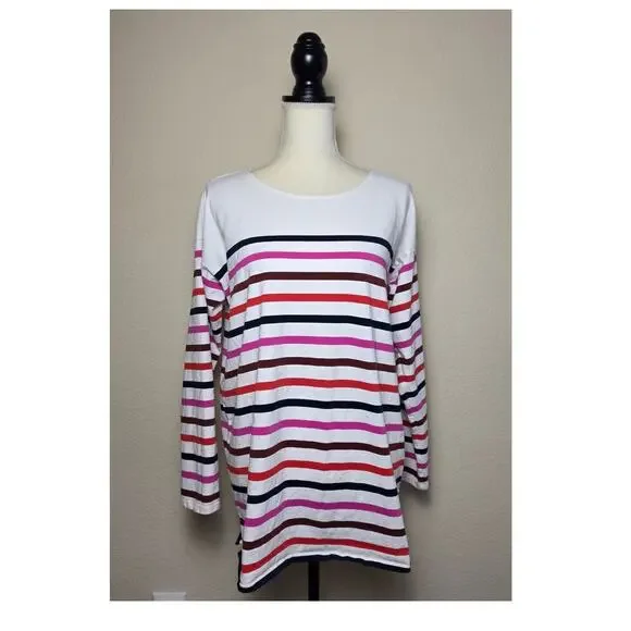 J. Crew Women's Contrast Yoke Top Large