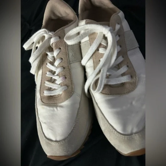 J Crew Colorblock Trainers In Metallic