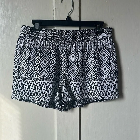 J. crew Black and white shorts size 4
