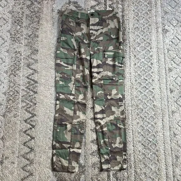 J.Crew Cargo Toothpick Camo Pants 25