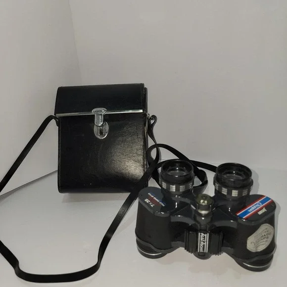 Vintage Jason Clipper 7x35 Binoculars Model 118 w/ Original Case  Japan Optics