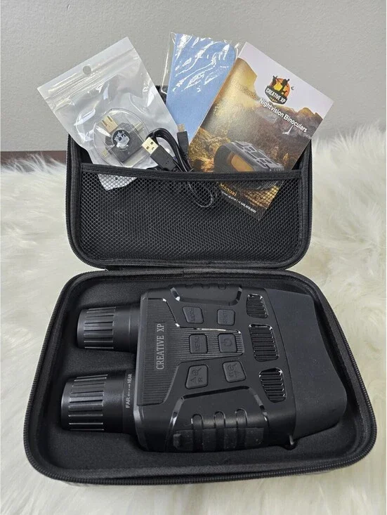 Creative XP Night Vision Binoculars with Case and Accessories  New