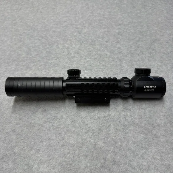 Pinty 3-9x32 EG Black Compact Rifle Scope Illuminated