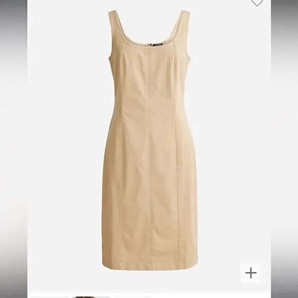 J. Crew Fitted lightweight chino dress*
