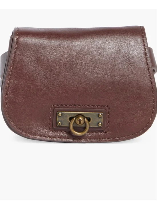 Frye Brown Leather Crossbody Bag