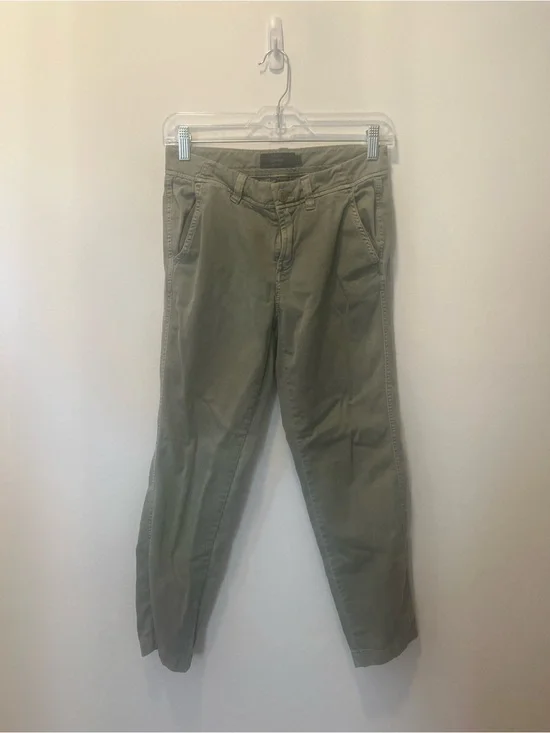 Casual Olive Green J Crew Chino Pants