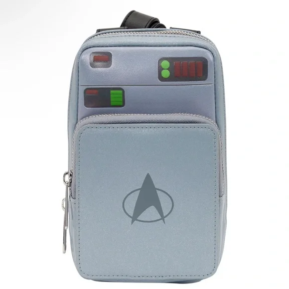 Loungefly Glow In The Dark Star Trek Crossbody Bag NWT