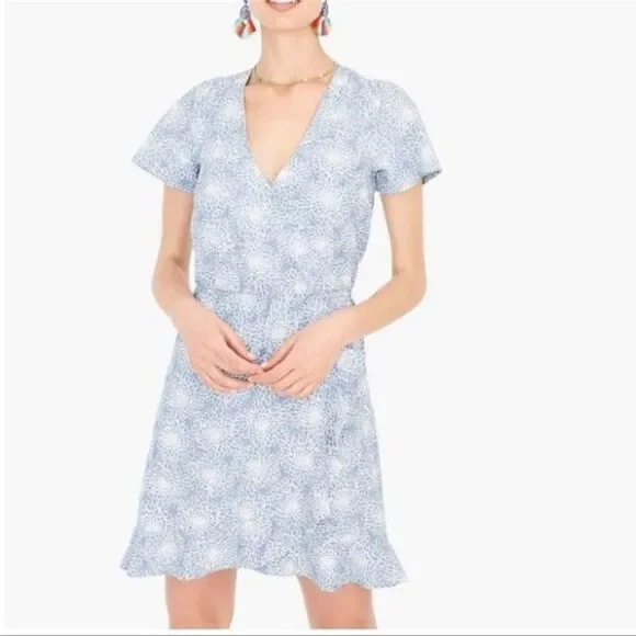 J.Crew Mercantile Printed Wrap Dress