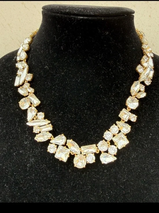 JCREW NECKLACE CRYSTAL STATEMENT COLLAR, ANNA WINTOUR