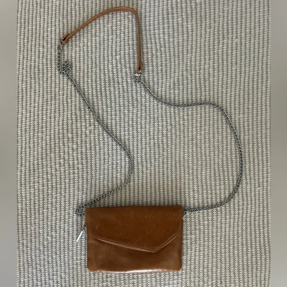 HOBO Convertible leather crossbody/clutch/handbag/wristlet. Festival ready!