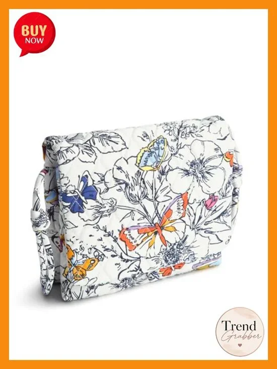 Premium Cotton Quilted Baird Hipster Crossbody Bag with Adjustable Strap