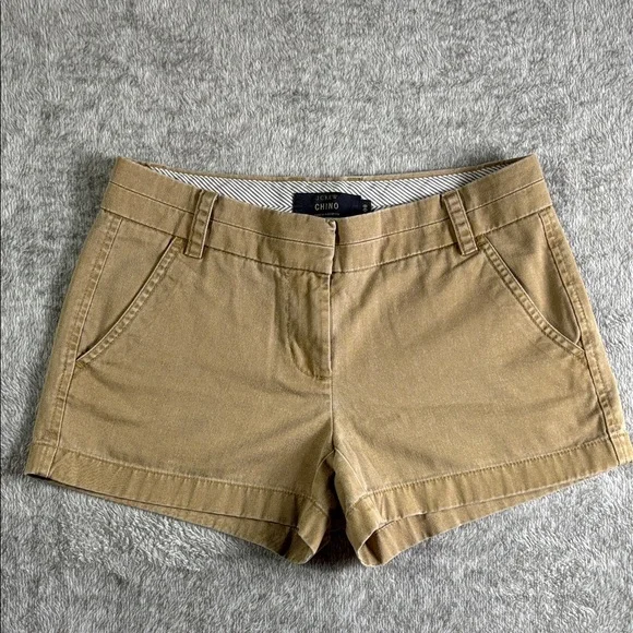 J. Crew‎ Women's CHINO Sz00 Dark Khaki Shorts