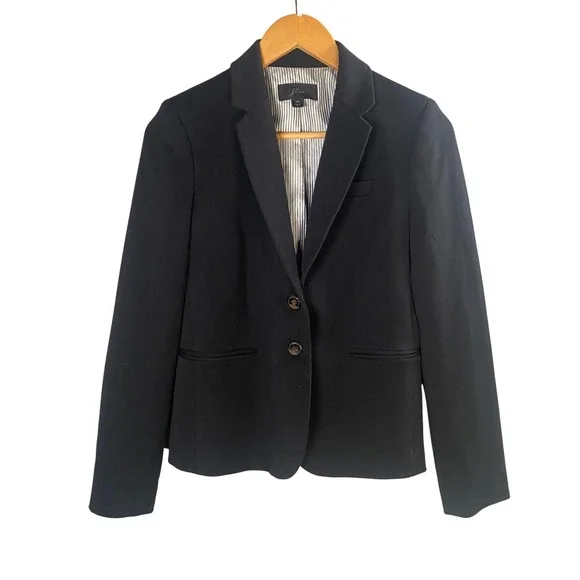 J Crew Schoolboy Blazer Jacket Womens XS Preppy Office‎ Career Workwear