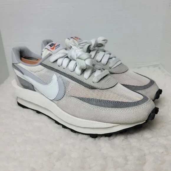 Nike Ld Waffle / Sacai Summit Men's Sneaker Size 8.5 Off-White Wolf Grey Rare