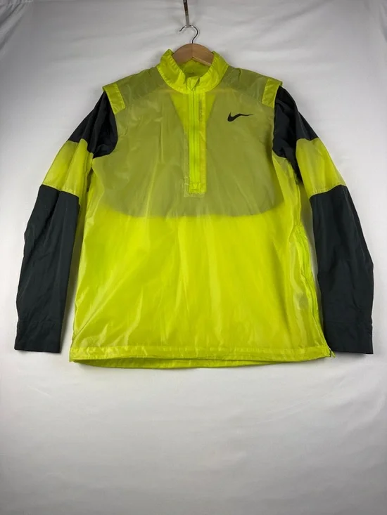 Nike Golf HyperAdapt 1/2 Zip Wind & Water Resistant Jacket Men's Medium Like New